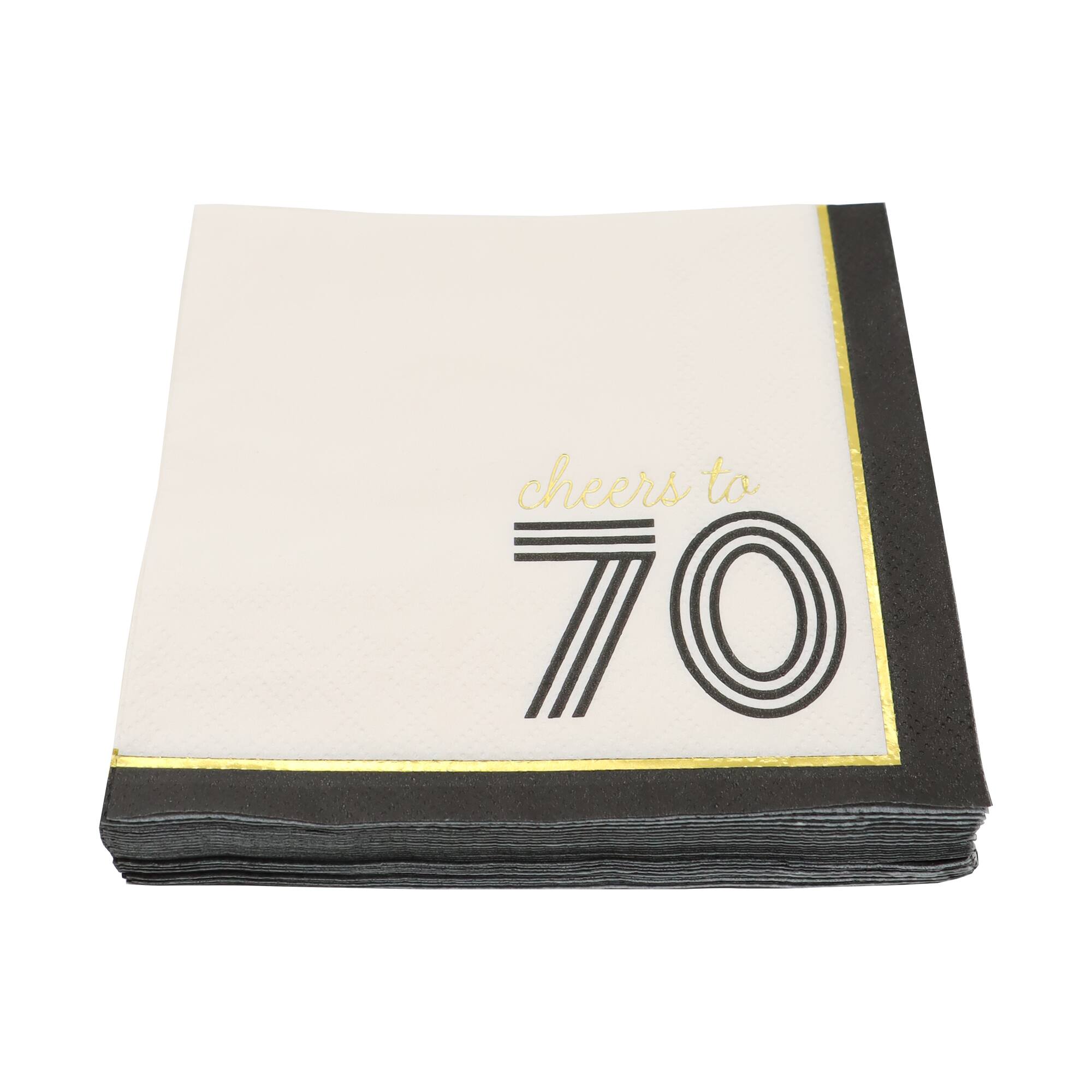Cheers to 70 Beverage Napkins, 20ct. by Celebrate It™